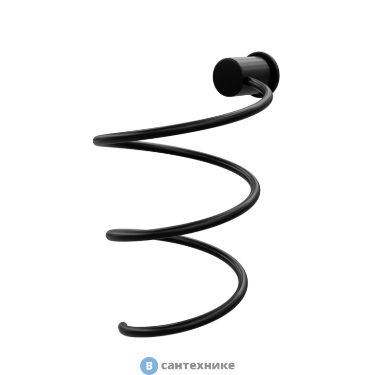 Держатель WasserKRAFT NEW K-1080 BLACK для фена