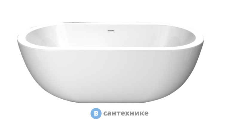 Акриловая ванна BelBagno BB13-1700 овальная