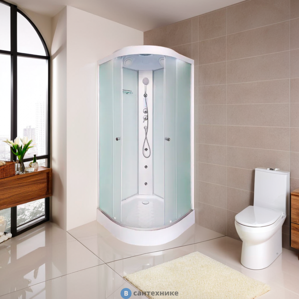 Душевая кабина Deto LM908 с гидромассажем и электрикой