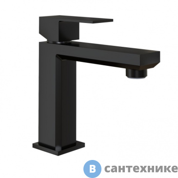 картинка Смеситель Paini Grazia 21PZ205S для раковины, PVD матовый чёрный