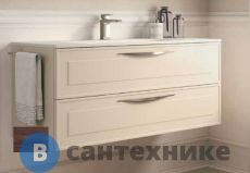 Тумба с раковиной Sturm Dressy 90х48х47 см с 2 ящиками тёмный дуб (D4L295 DR994 + TCC090)