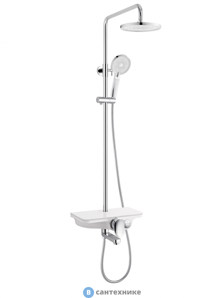 Душевая система WELTWASSER WW DP 1020 WT белая