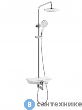 картинка Душевая система WELTWASSER WW DP 1020 WT белая