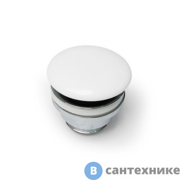 картинка Донный клапан Artceram для раковин универсальный, покрытие керамика, белый матовый (ACA038 05 00)