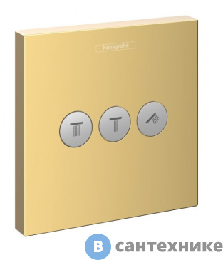 картинка Смеситель Hansgrohe 15764990 ShowerSelect для душа (внешняя монтажная часть)