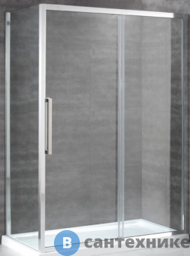 картинка Душевой уголок Cezares LUX-SOFT-W-AH-1-150/100-C-Cr-IV 1500x1000x2000, без поддона