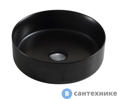 картинка Раковина AZARIO AZ-3134-MB накладная (чёрный) 355*355*120 мм матовая