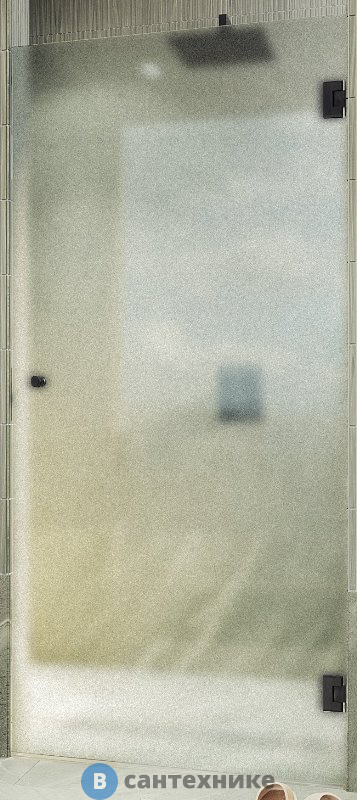 Душевая дверь на петлях MaybahGlass 1950*800 Стекло 8 мм Сатин (MGD-522-6)