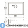 картинка Кухонная мойка OMOIKIRI Kata-54-U-PA, пастила (4993407)