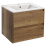 Тумба под раковину Vincea Gio 600 подвесная, 2 выкатных ящика soft-close, T.Oak (VMC-2G600TO)