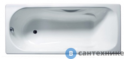 картинка Ванна чугунная Универсал Сибирячка 170х75 (Новокузнецк) с ножками