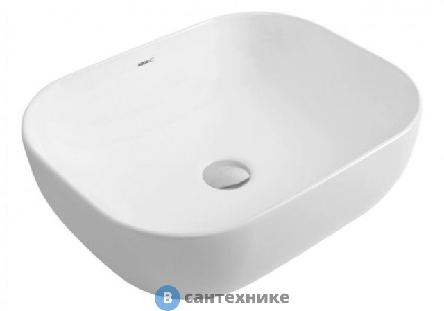Раковина Aquanet LAKE-1 керамическая накладная 500*395*145 (211286)