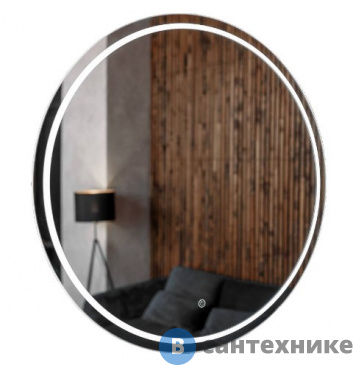 картинка Зеркало AZARIO Classico Cerchio влагостойкое с подсветкой 800*800 (CS00079360)