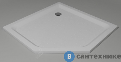 картинка Душевой поддон RGW LUX/TN-TR трапеция 100*100 (16180500-41), без сифона