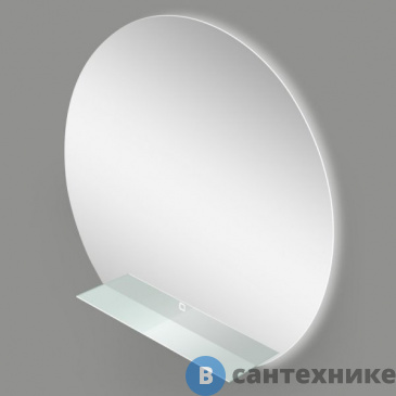 картинка Зеркало BelBagno SPC-RNG-900-LED-TCH-MENS с встроенным светильником и сенсорным выключателем с полкой, 12W, 900x30