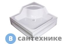 Душевой поддон WEMOR 90/40 S квадратный 900*900*400 мм (10000005615)