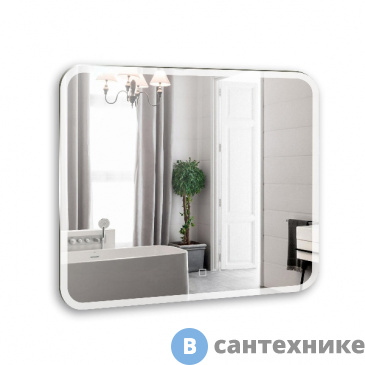 картинка Зеркало AZARIO Стив 800*680 сенсор выкл (ФР-00001137)