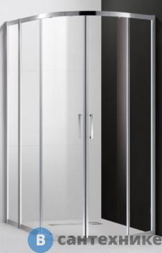 картинка Душевой уголок Cezares MOLVENO-RH-2-110/80-C-Cr-IV без поддона