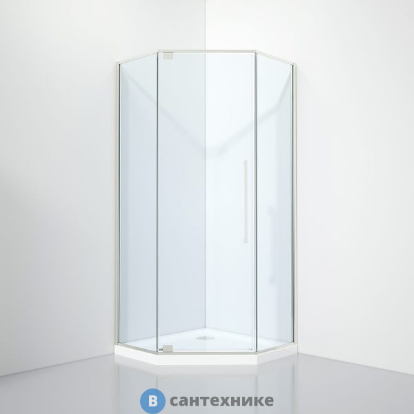 Душевое ограждение Black&White S815 CC (1000х1000х1950), без поддона