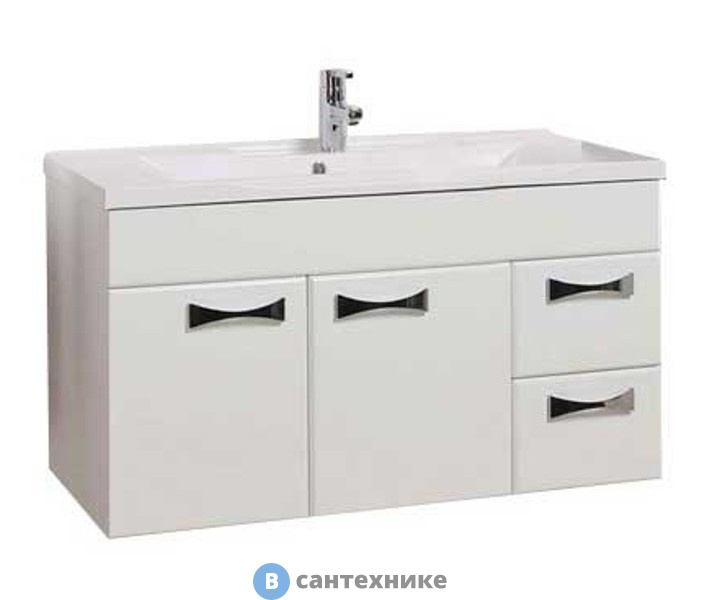 Тумба с раковиной Акватон Диор 100 /Айрис 100/ (1A1677K2DR010)