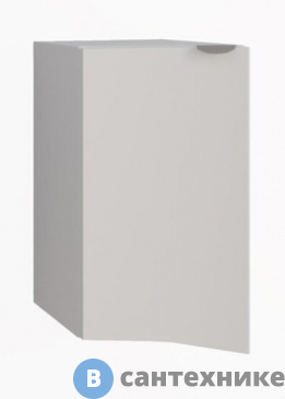 картинка Шкаф подвесной Cezares RIALTO с одной распашной дверцей, левосторонний 55176 Bianco opaco, 34x41x65