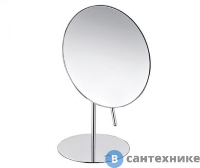 картинка Зеркало WasserKRAFT K-1002 с 3-х кратным увеличением, нержавеющая сталь AISI 304, латунь, хромоникелевое покрытие