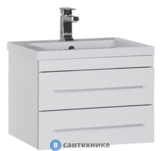 Тумба под раковину Aquanet Верона 58 New белый (176667)