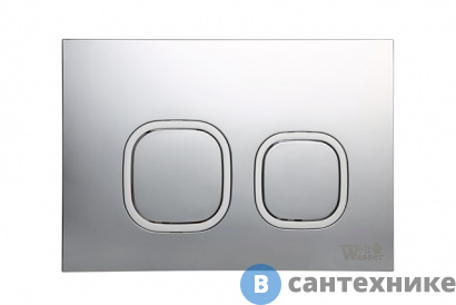 картинка Кнопка смыва WELTWASSER WW AMBERG RD-MT CR для инсталляции матовый хром