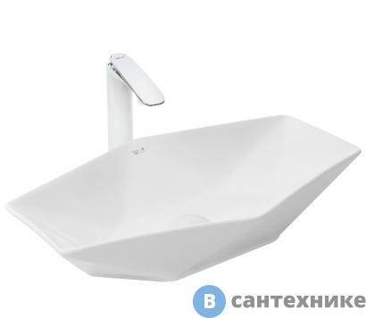 картинка Раковина WELTWASSER ELBACH 1138 накладная (570х375х125)