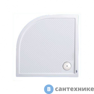 картинка Душевой поддон Huppe PURANO 202152.055 1/4 круга 1000х1000 белый, без поддона