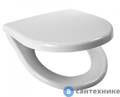 картинка Сиденье/крышка Jika 933843000631 LYRA PLUS (бел)