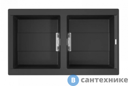 картинка Кухонная мойка OMOIKIRI Banzen 86-2-GB графит (4993319)