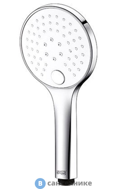 Лейка для душа WasserKRAFT A061 3-функциональная хромоникелевое покрытие, ABS-пластик