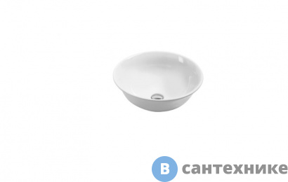 картинка Раковина AZZURRA JUBILAEUM накладная, без отв-й под смеситель, белый (JULA04818000BI/(JUB45/APP bi)*)