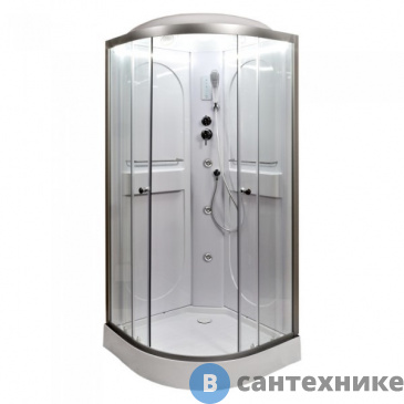 картинка Душевая кабина Deto L609 LED с гм.