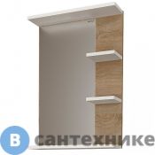 Зеркало Grossman ПОЛО-47 см с полками комбинированное (204701-1) (разобранный вид)