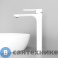 картинка Смеситель IDDIS Slide SLIWT01i01 для настольного умывальника, белый матовый