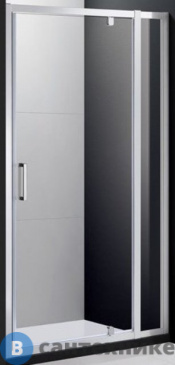 картинка Душевая дверь Cezares MOLVENO-BA-11-90+20-C-Cr-IV 1100x1950
