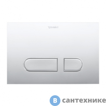 картинка Клавиша смыва Duravit DuraSystem WD5001021000 хром глянцевый