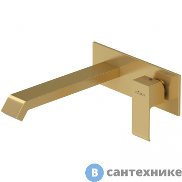 картинка Смеситель Cezares PORTA-BLI-SR для раковины однорычажный, с донным клапаном, sunrise