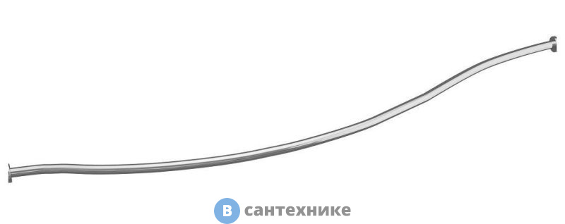 Карниз для ванны дуга нерж.ст. (Aquanet Palma 1700*900/600) (177835)