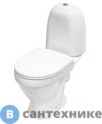 Унитаз с бачком Sanita ВИКТОРИЯ эконом (арматура 1-режим. "Уклад", сиденье полипропилен, крепление) (VICSACC01090111)