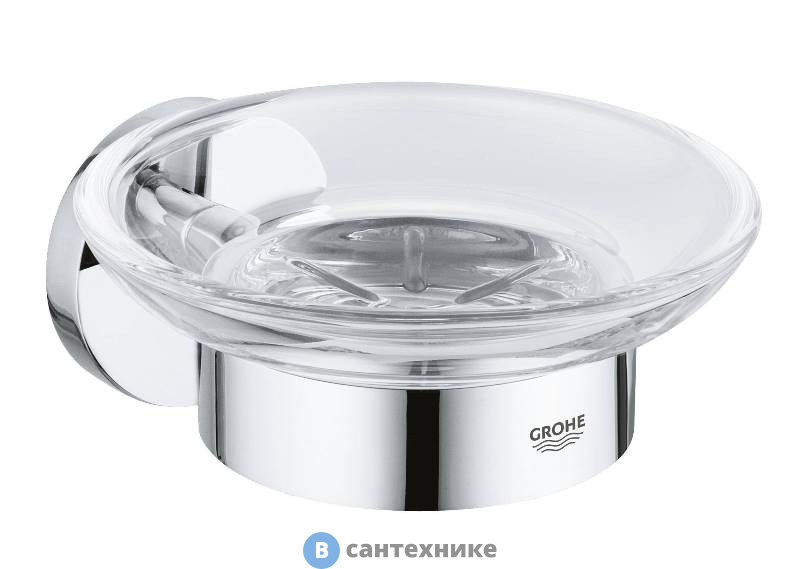 Мыльница Grohe Essentials 40444001 с держателем