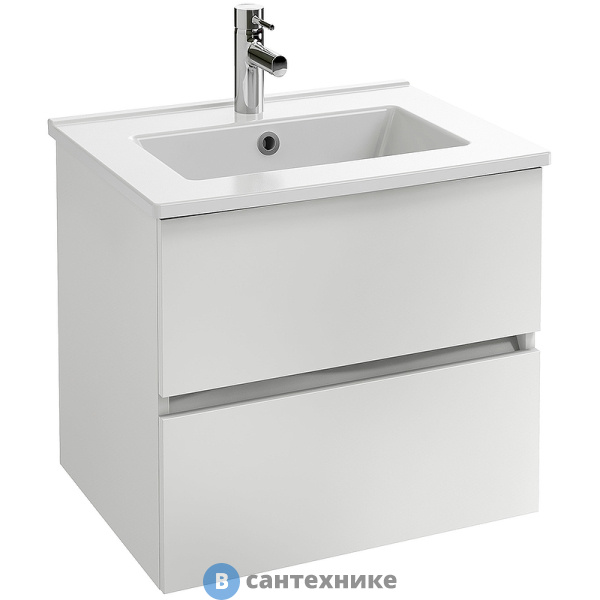 Тумба под раковину Jacob Delafon EB2381-J5 Tolbiac 60 см, 2 ящика, белый лак
