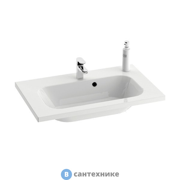 Умывальник Ravak Chrome 700 белый с отверстиями (XJG01170000)