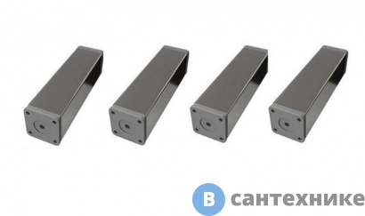картинка Ножка Taliente TA-MB-Ncr мебельная регулируемая хром (комплект 4 шт)