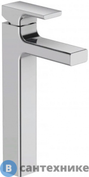 картинка Смеситель Jacob Delafon STRAYT E98340-CP для раковины без дон. клапана (хром)