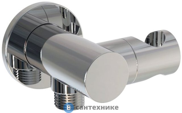 Держатель Paini 50CR480T регулируемый, для душа с выводом для воды