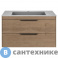картинка Тумба под раковину Vincea Chiara 2D 800 подвесная, 2 выкатных ящика soft-close, N.Oak (VMC-2C2800NO)