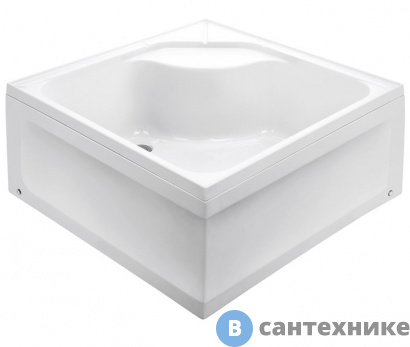 картинка Душевой поддон WEMOR 100/41 S квадрат 100*100*410 мм (10000006111)